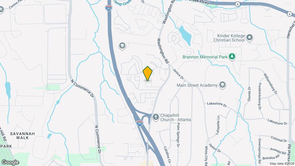 1414 Canopy Dr Map and Location Details