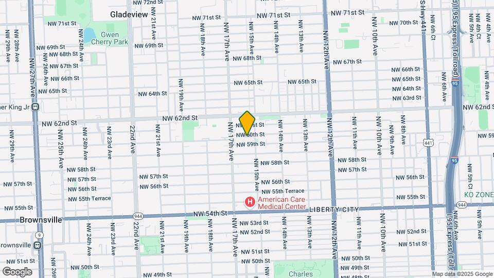 1540 NW 60th St Map and Location Details
