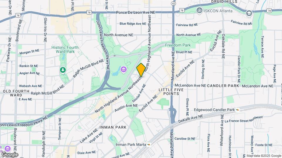 437 North Highland Avenue Northeast-Unit -15 Map and Location Details