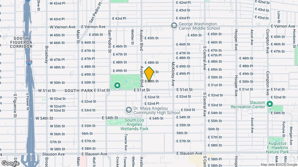 640 E 50th St Mapa y Detalles de la Ubicación