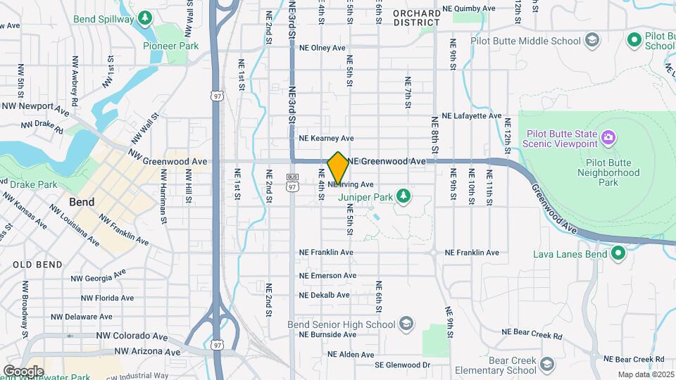 445 NE Irving Ave Map and Location Details