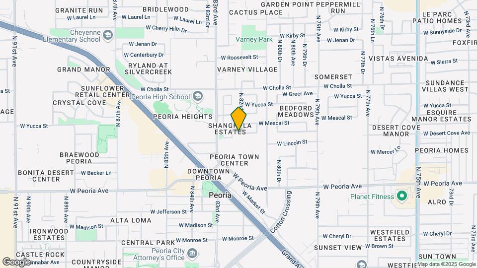 11014 N 82nd Ave Map and Location Details