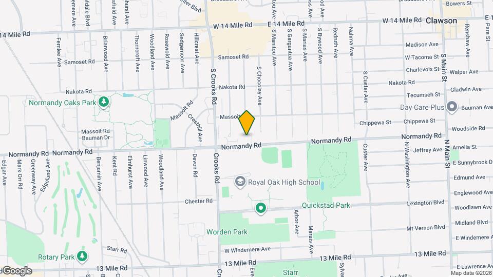 1514 Normandy Rd Map and Location Details