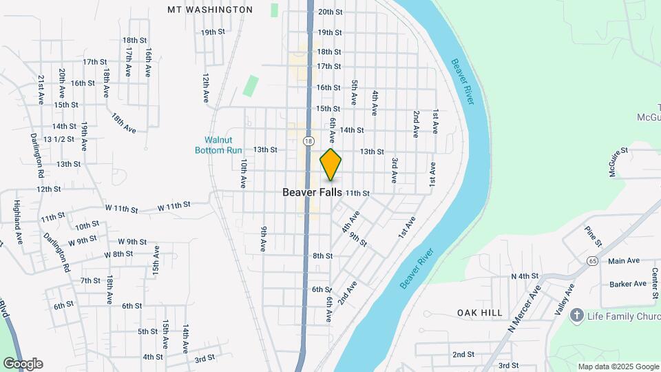 1107 6th Ave Map and Location Details