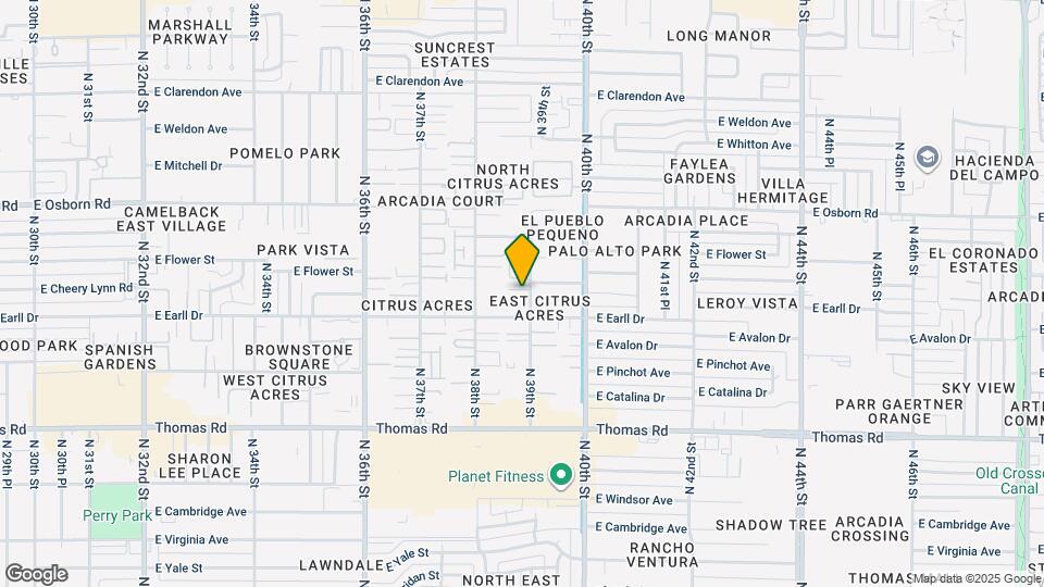 3118 N 39th St Map and Location Details