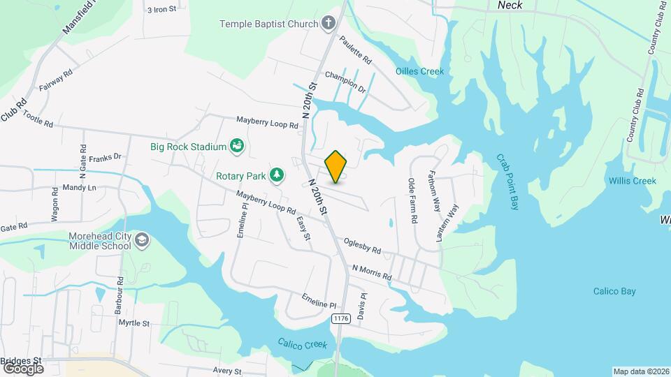 1200 N 20th St Map and Location Details