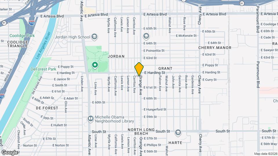 6161 Orange Ave Mapa y Detalles de la Ubicación