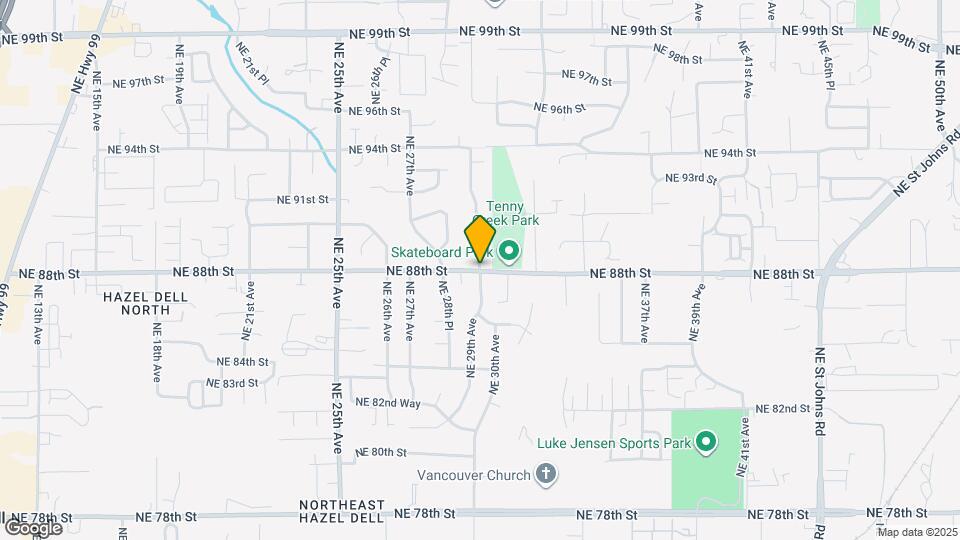 9604 NE 29th Ave Map and Location Details