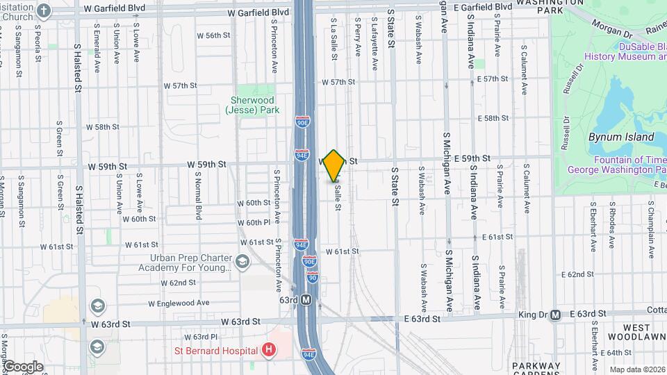5938 S LaSalle St, Unit 1 Map and Location Details