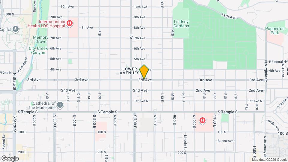 658 E 3rd Ave Mapa y Detalles de la Ubicación