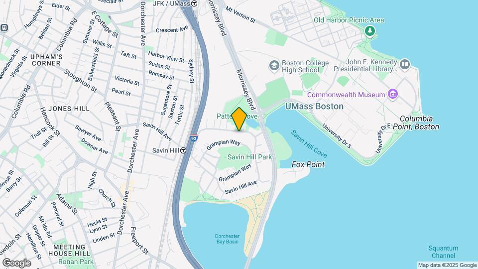 320 Savin Hill Ave Mapa y Detalles de la Ubicación