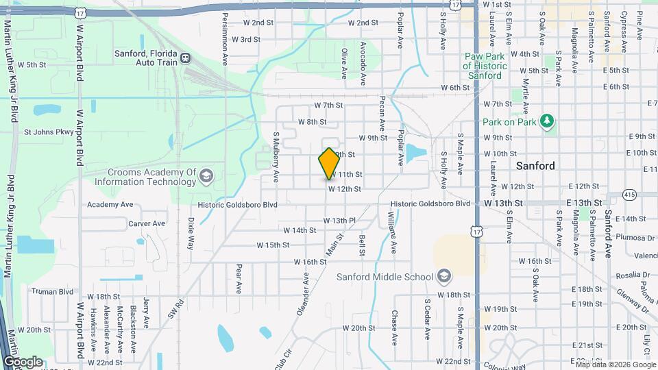 1316 W 12th St Map and Location Details