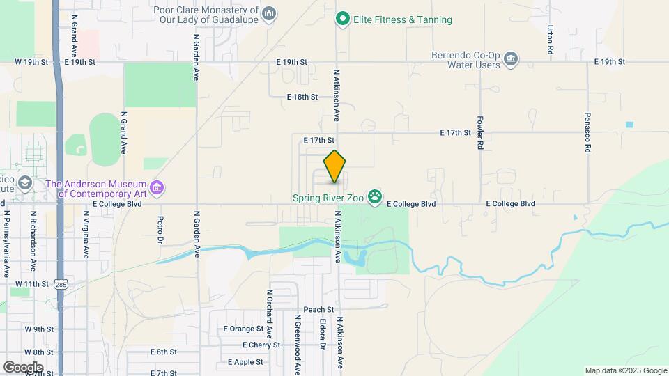 1204 Beloit Dr Map and Location Details