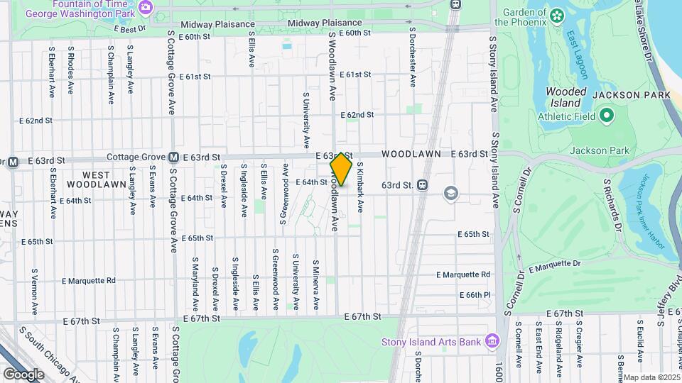 1208 E 64th St Map and Location Details