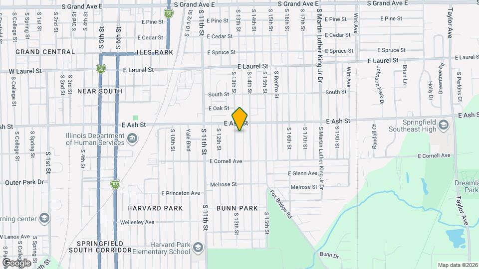 2120 S 13th St Map and Location Details