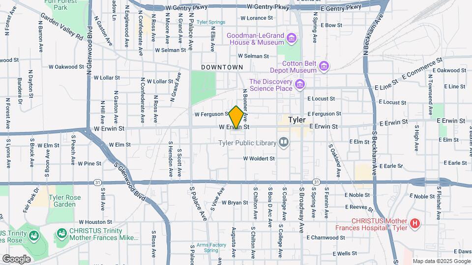 544 W Erwin St Map and Location Details