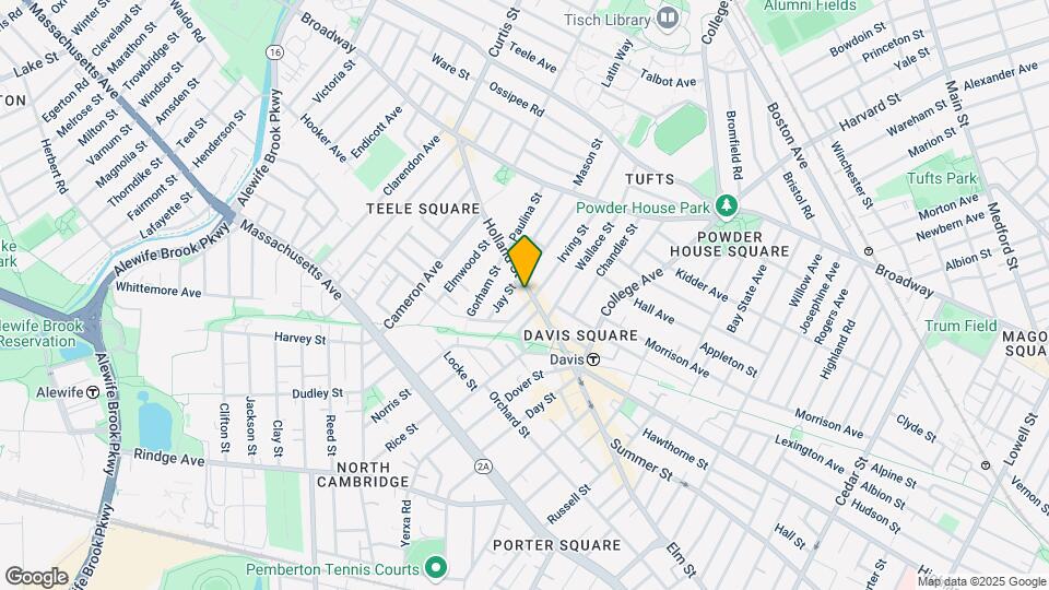 82 Holland St, Unit 1 Map and Location Details