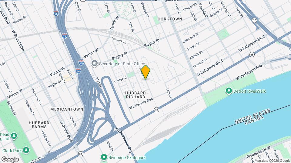 1247 16th St Mapa y Detalles de la Ubicación