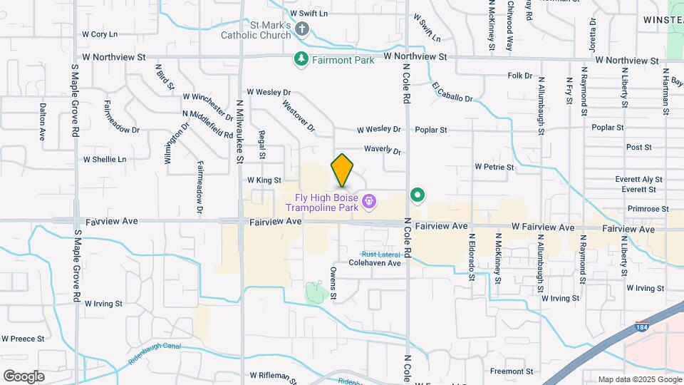 1715 W Westland Dr Mapa y Detalles de la Ubicación
