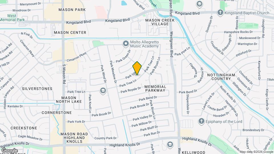 21330 Park Tree Ln Map and Location Details