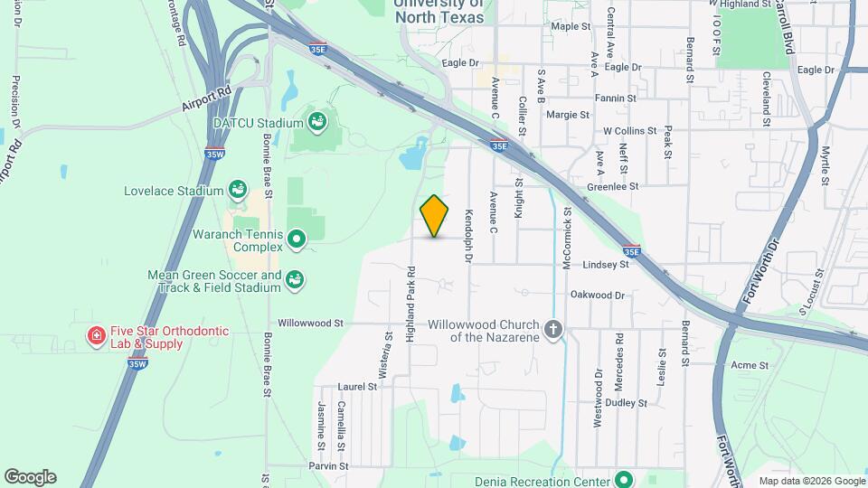 1907 Whippoorwill Ln Map and Location Details