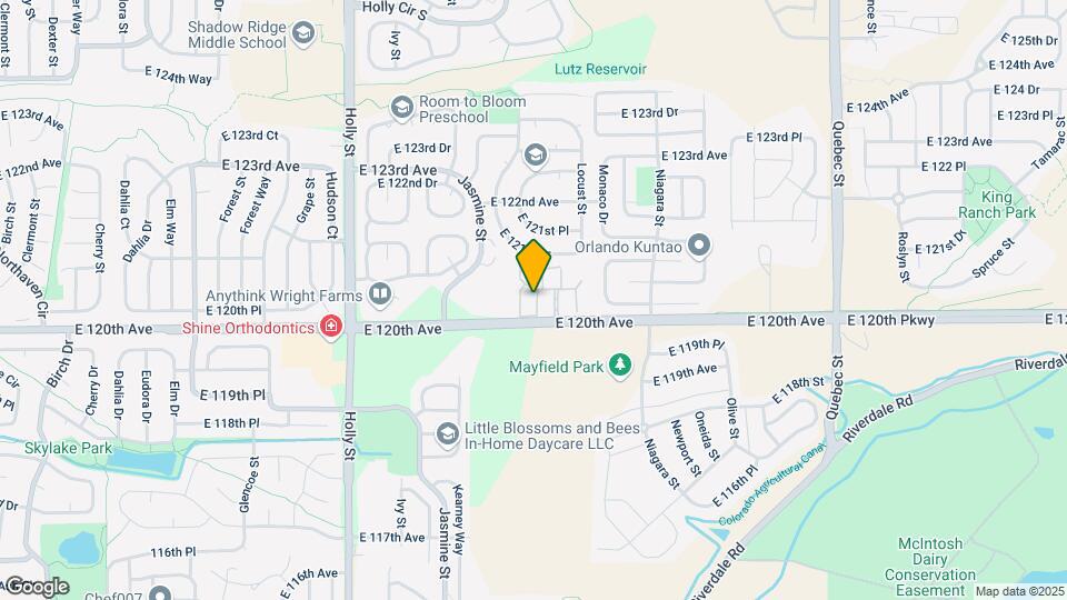 12027 Leyden St Map and Location Details