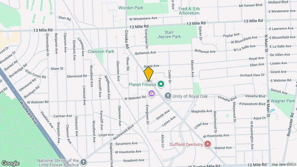 2711 Crooks Rd Map and Location Details