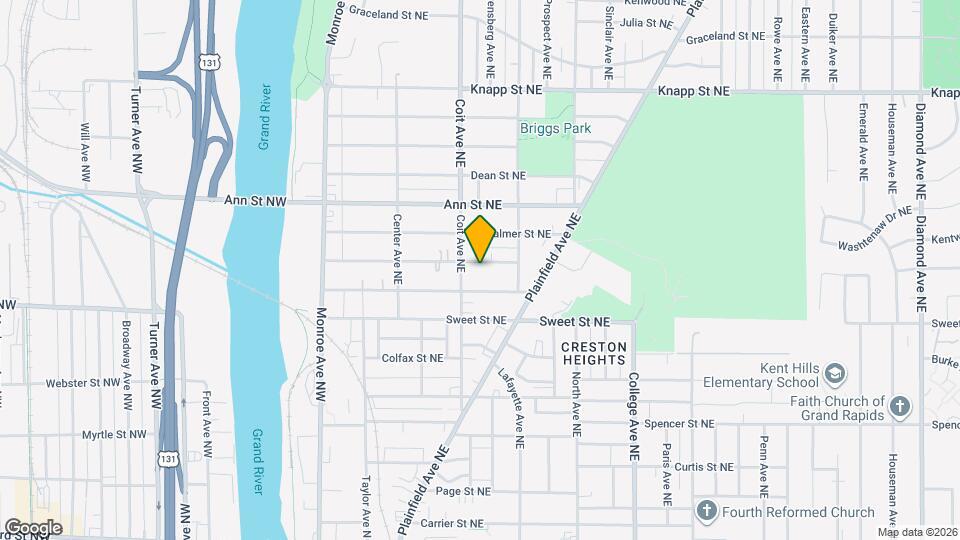 218 Travis St NE Map and Location Details