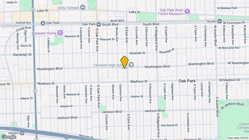 601-613 Washington Blvd Map and Location Details
