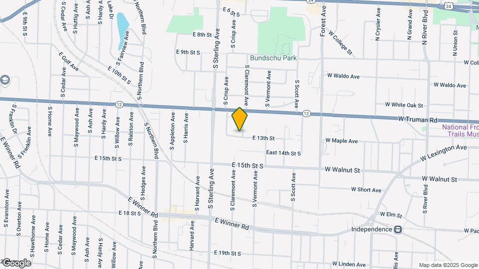 1238 S Claremont Ave Map and Location Details
