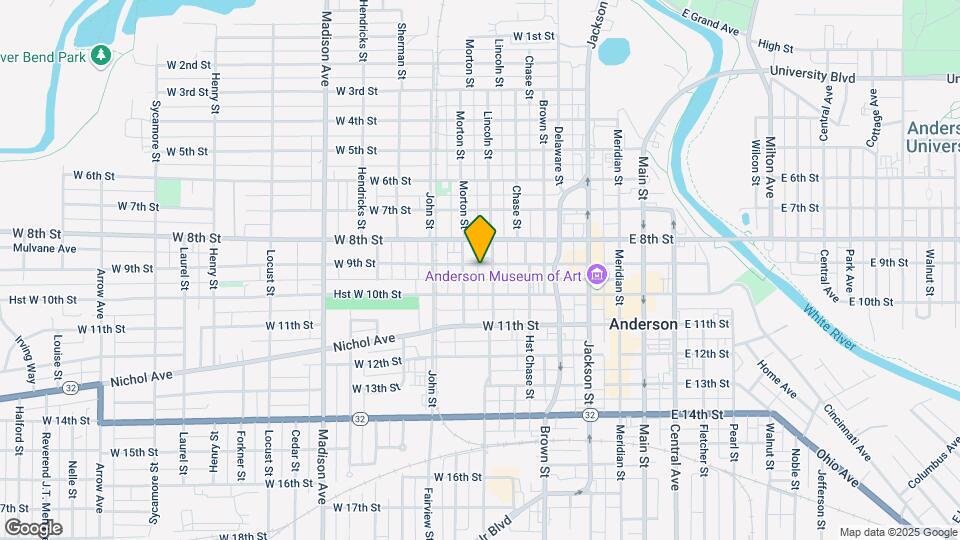 417 W 9th St Mapa y Detalles de la Ubicación