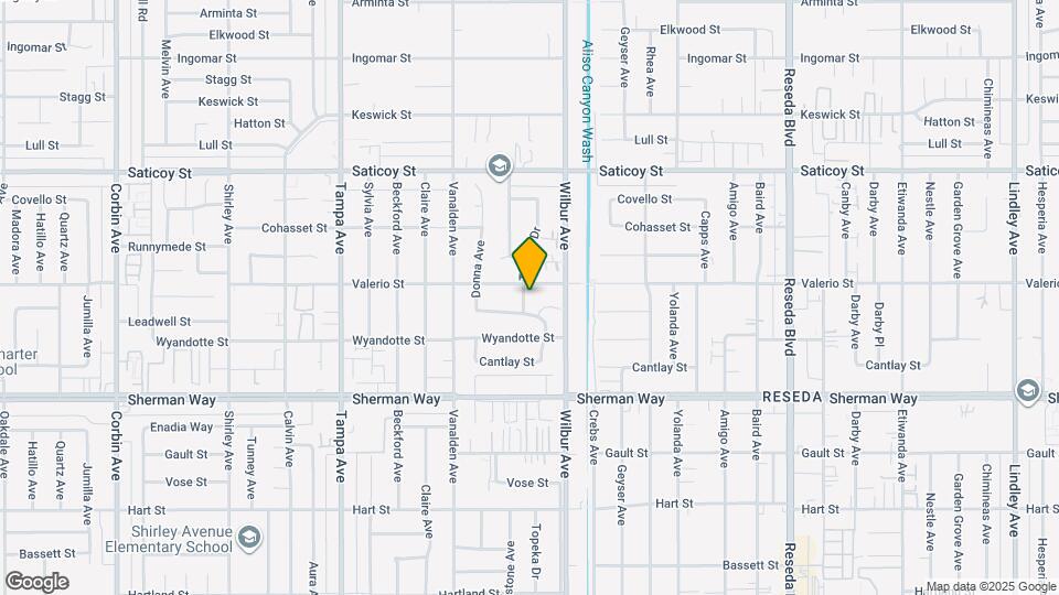 7344 Topeka Dr Mapa y Detalles de la Ubicación