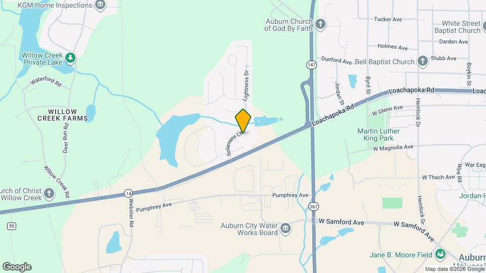 Solamere Subdivision Map and Location Details