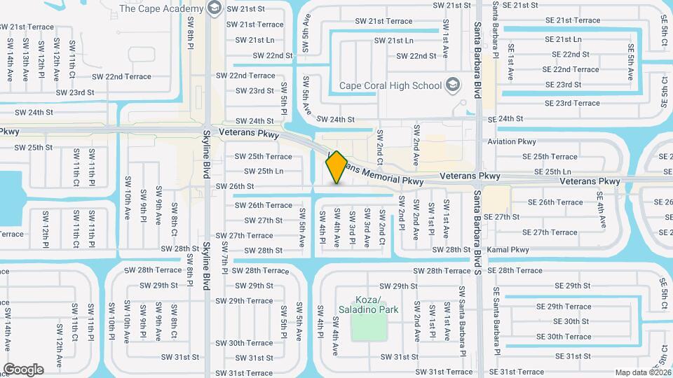 332 SW 26th St Map and Location Details