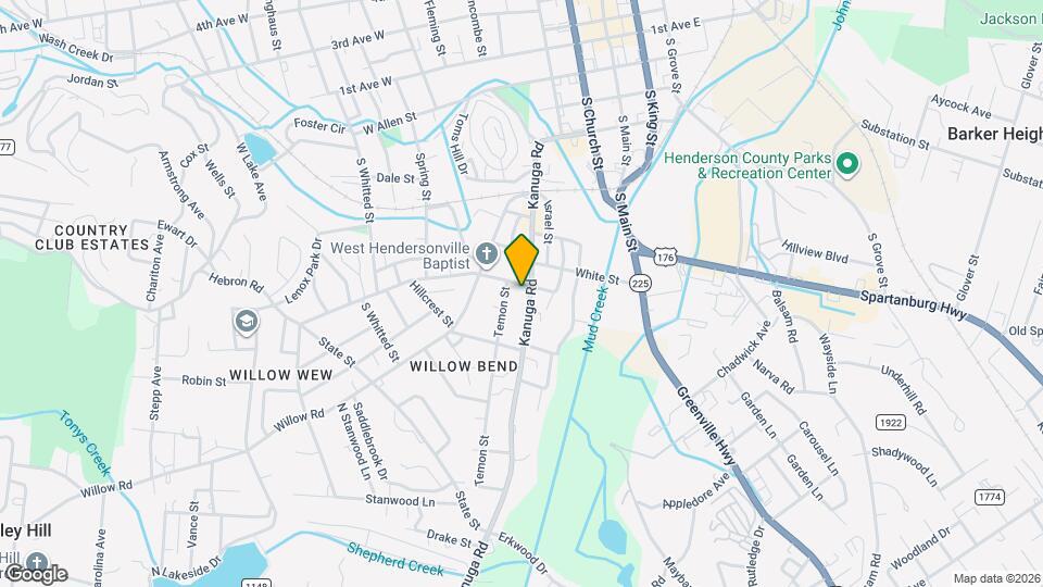 404 Hebron Rd Map and Location Details