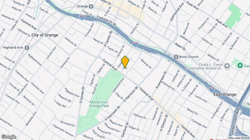 212 Oakwood Pl, Unit Lower Level Map and Location Details