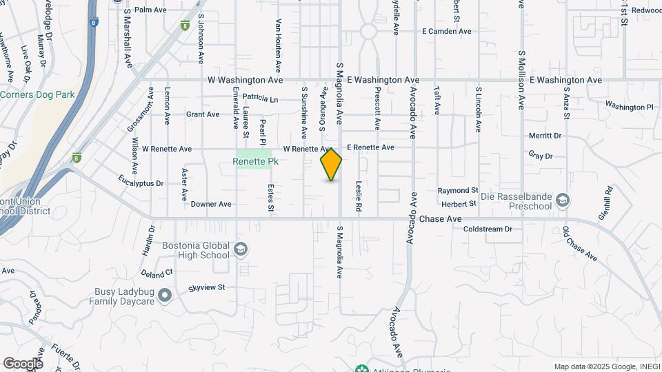 1002 S Magnolia Ave Map and Location Details