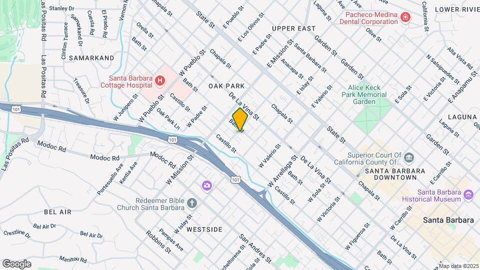 307 W Pedregosa St Mapa y Detalles de la Ubicación