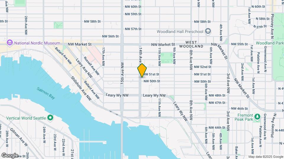 5000 14th Ave NW Map and Location Details