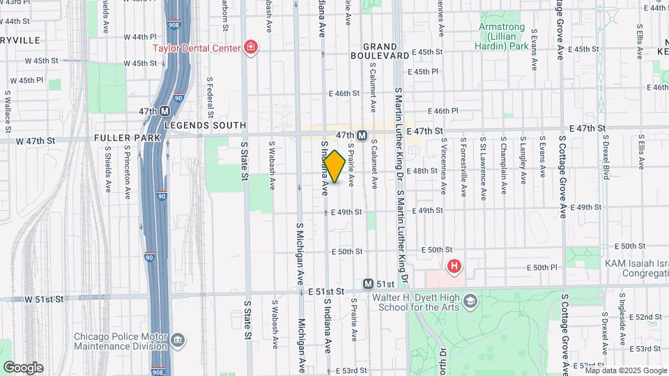 4823 S Indiana Ave Map and Location Details