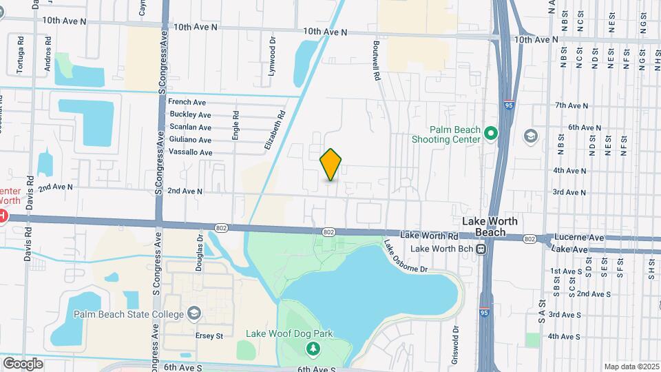 Lake Worth Apartments Map and Location Details