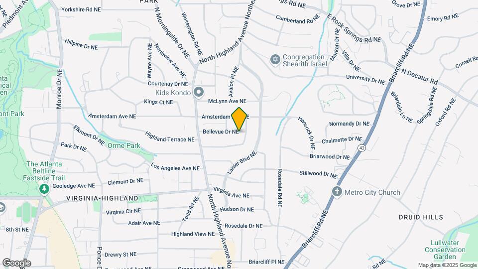 1085 Bellevue Dr NE, Unit 1085 Bellevue Drive#3 Map and Location Details