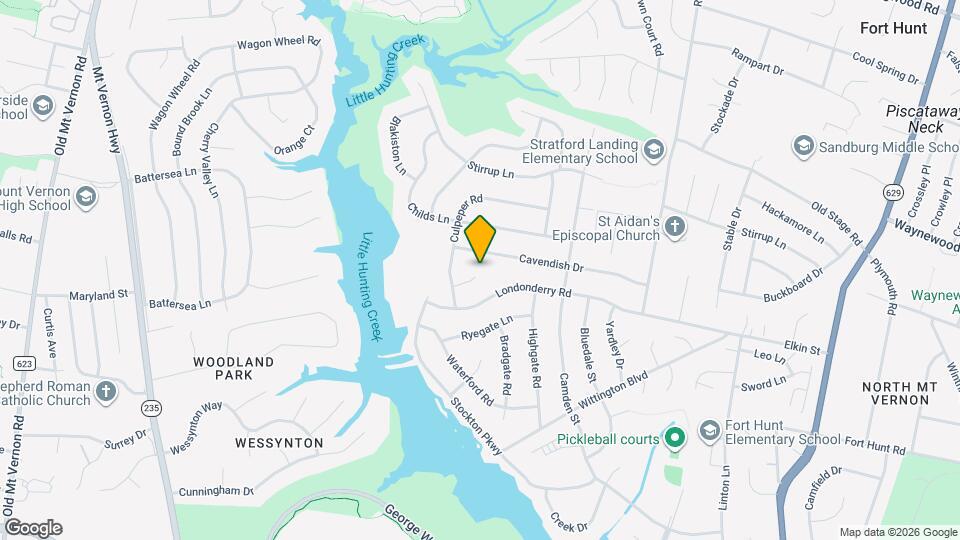 2502 Duxbury Pl Map and Location Details