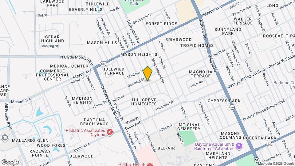 1154 North St Map and Location Details