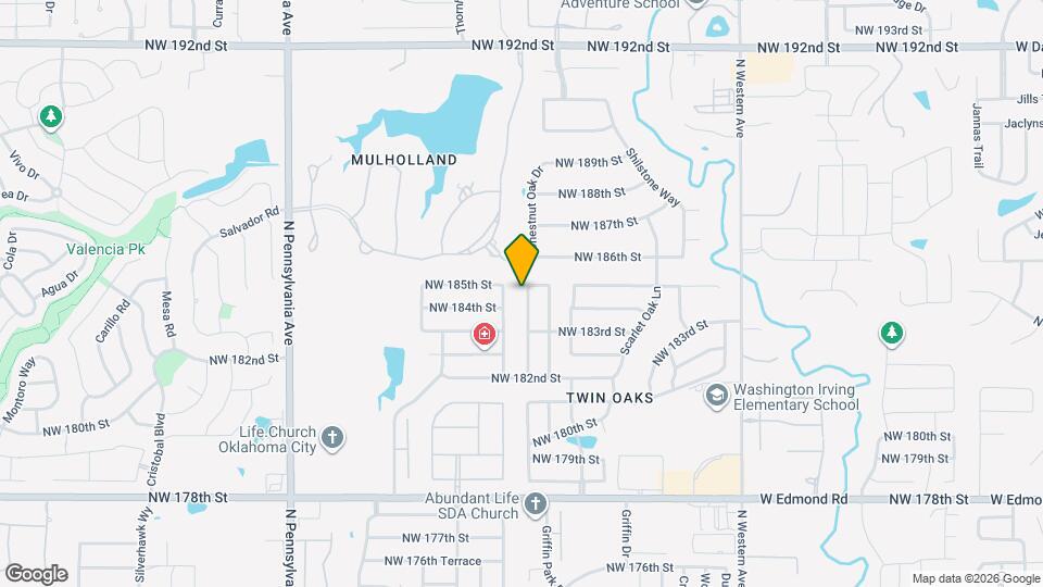 18509 Chestnut Oak Dr Map and Location Details