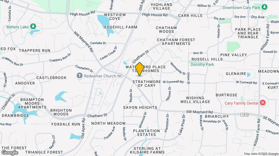 115 Greengate Ct Map and Location Details