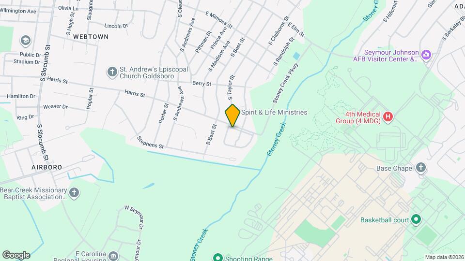 1902 Harris St Map and Location Details