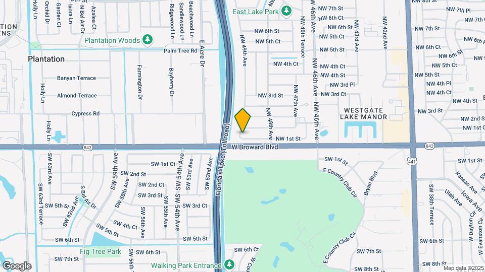 4891 NW 1st St Mapa y Detalles de la Ubicación