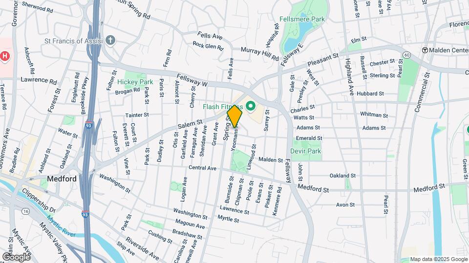 16 Emerald St, Unit 1 Map and Location Details