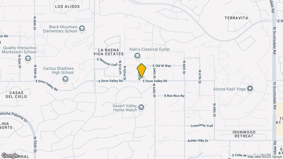 6310 E Dove Valley Rd Map and Location Details
